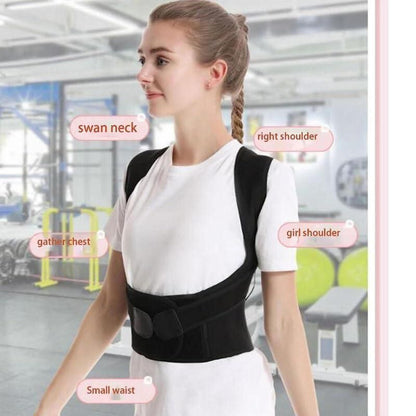 Adjustable Posture Corrector/Relieve Back Pain Belt for Men & Women.