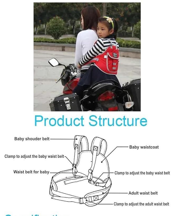 Motorcycle Safety Belt for Kids