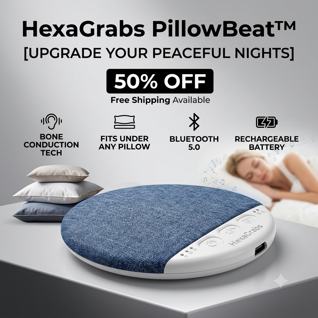 Your Personal Sleep Companion – HexaGrabs PillowBeat
