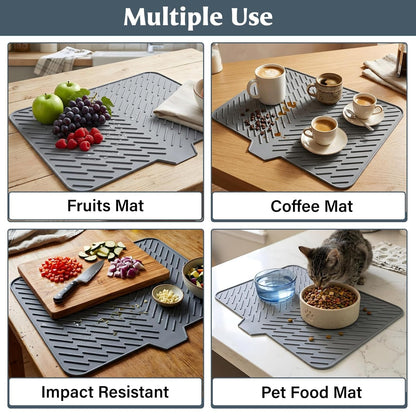 NO MORE WET KITCHEN COUNTERS – HexaGrabs DryDock Pro™