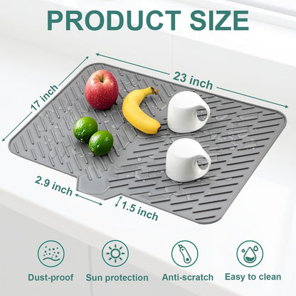 NO MORE WET KITCHEN COUNTERS – HexaGrabs DryDock Pro™