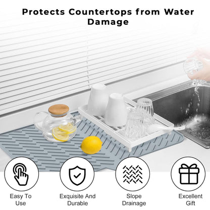 NO MORE WET KITCHEN COUNTERS – HexaGrabs DryDock Pro™