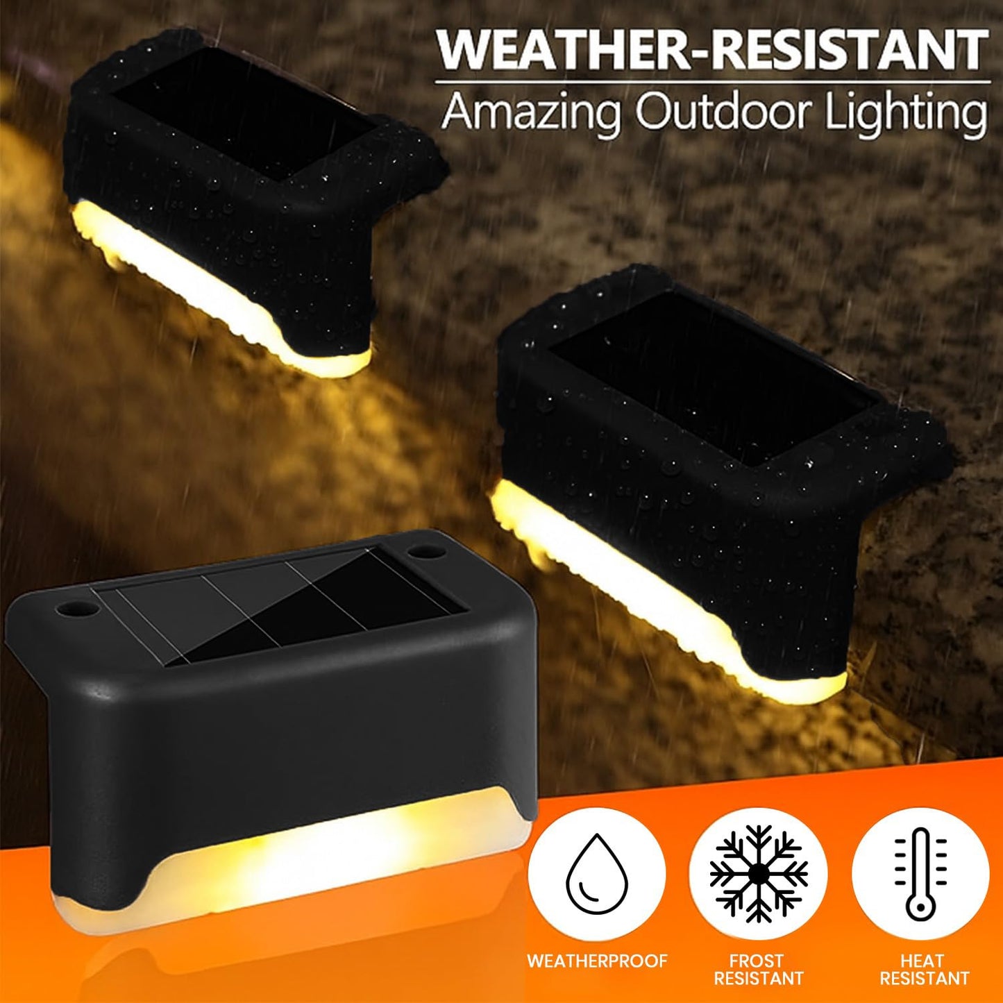 HexaGrabs SolarGlow™ Solar Lights (Pack of 4)