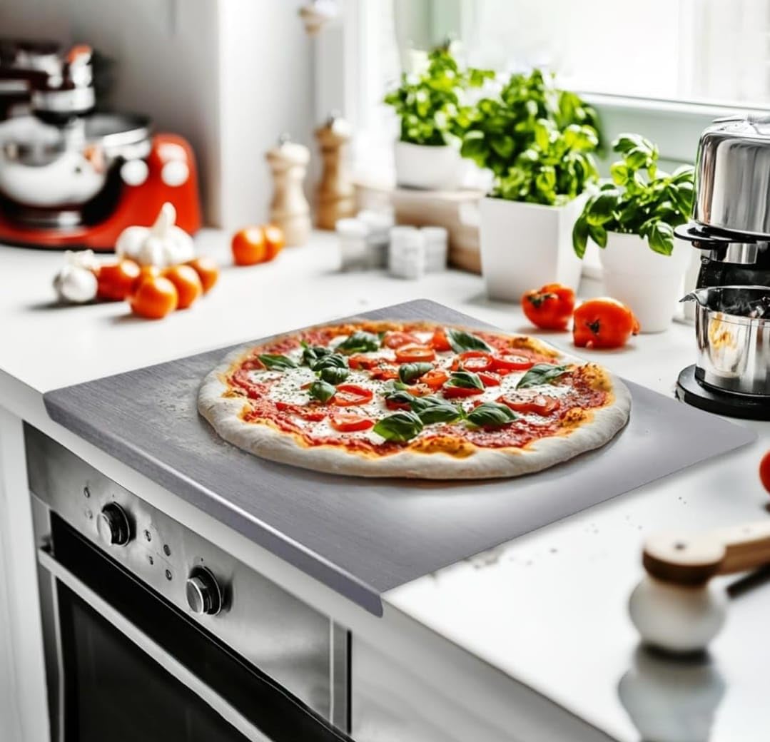 HexaGrabs™ HygienePro Steel Cutting Board – Cut, Clean. Stay Safe!
