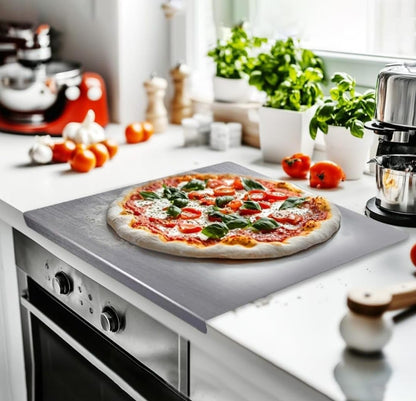 HexaGrabs™ HygienePro Steel Cutting Board – Cut, Clean. Stay Safe!
