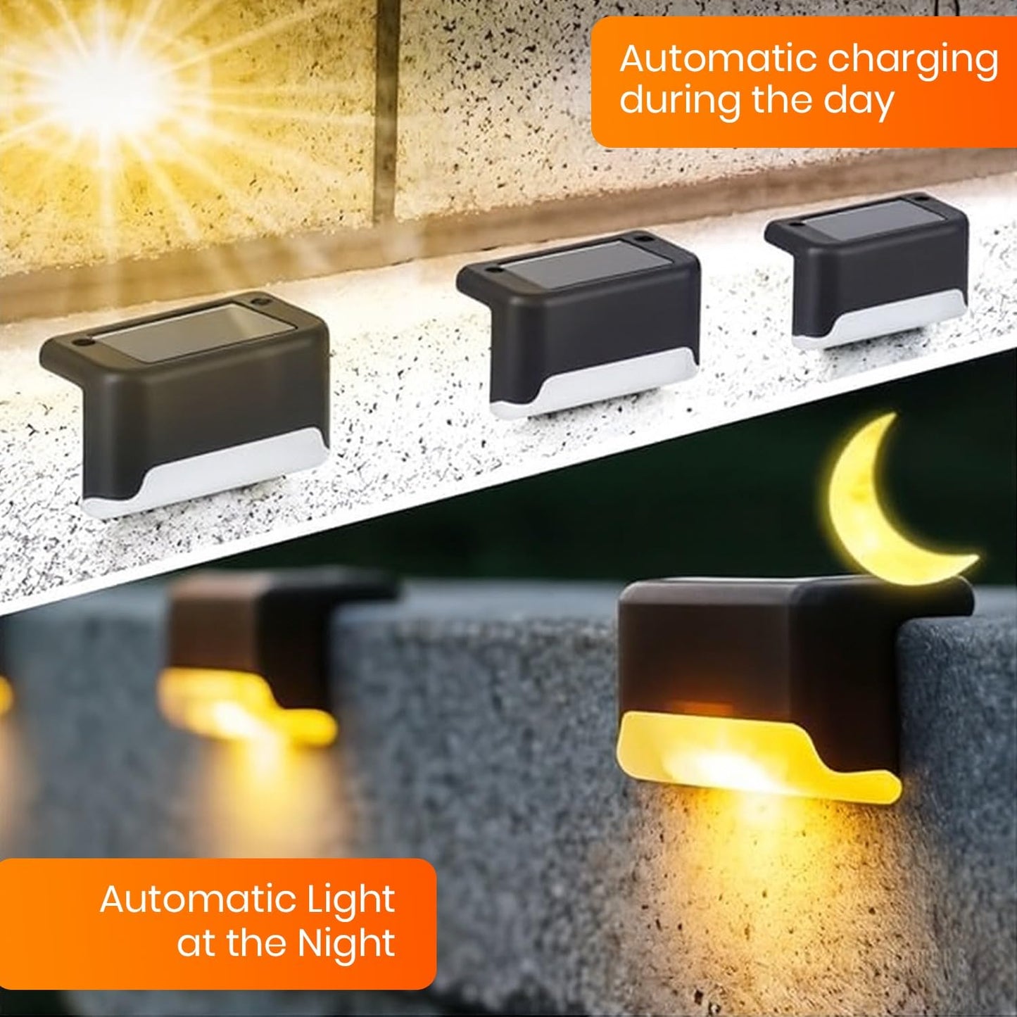 HexaGrabs SolarGlow™ Solar Lights (Pack of 4)