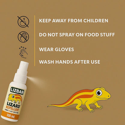 HexaHome Lizard Repellent Spray 100ML (Pack of 3).