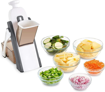 HexaGrabs SlicePro™ 5-in-1 Mandoline Slicer