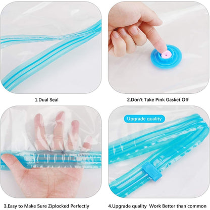 HexaSpace™ Vacuum Storage Bags - Reusable
