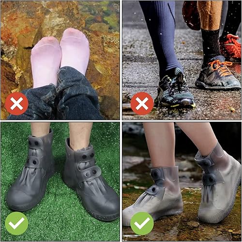 Keep Your Shoes Dry. Every Time. HexaFinds RainShield™ Waterproof Silicone Shoe Covers