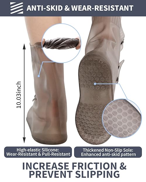 Keep Your Shoes Dry. Every Time. HexaFinds RainShield™ Waterproof Silicone Shoe Covers