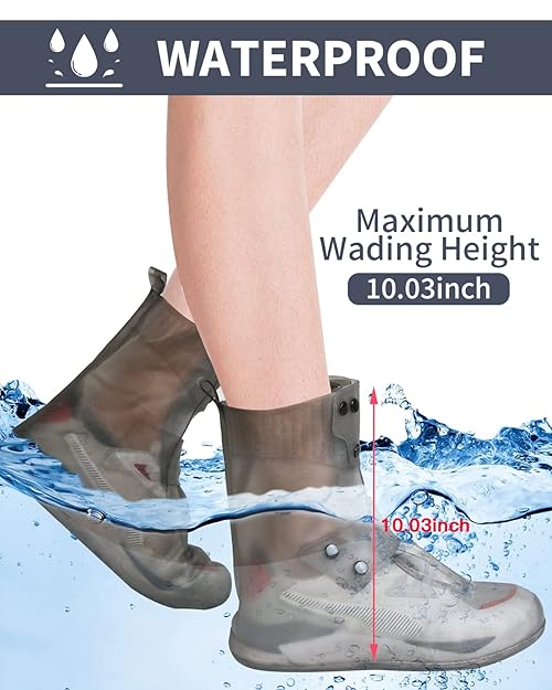 Keep Your Shoes Dry. Every Time. HexaFinds RainShield™ Waterproof Silicone Shoe Covers