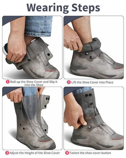 Keep Your Shoes Dry. Every Time. HexaFinds RainShield™ Waterproof Silicone Shoe Covers