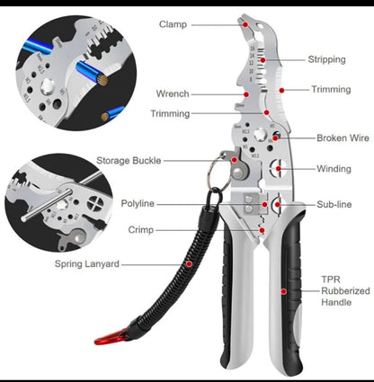 HexaTool Electrician Pliers Crimping Pro